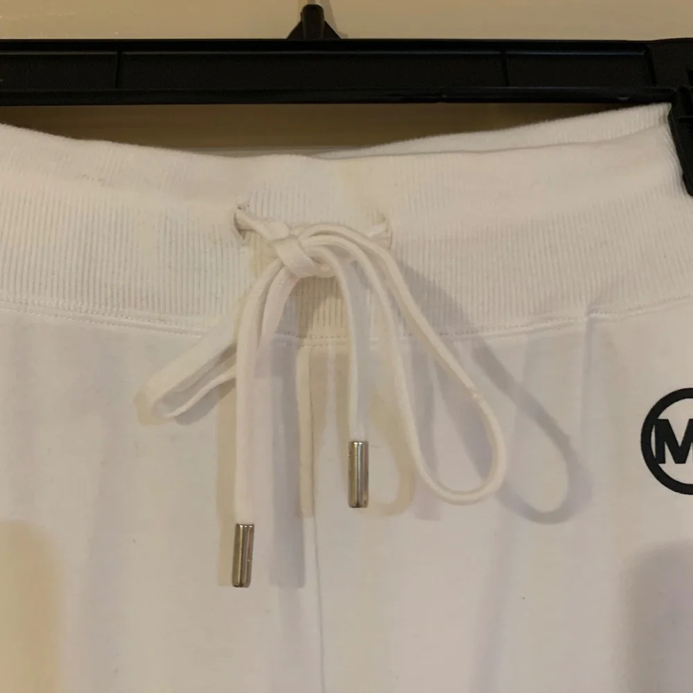 Michael Kors White Wide Leg Sweater Pants sz M